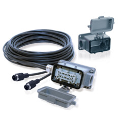 Afbeelding Orlaco Interconnectie kabelset voor cabine 8m voor 2 cameras (met doorvoer in truck) productcode 0301780