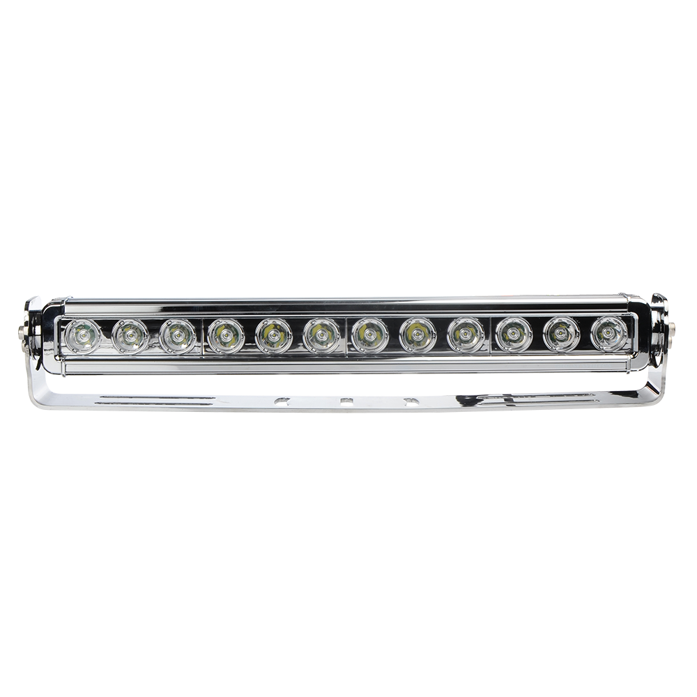 Foto Great-Whites 12 LED enkelrijige lichtbalk verchroomd