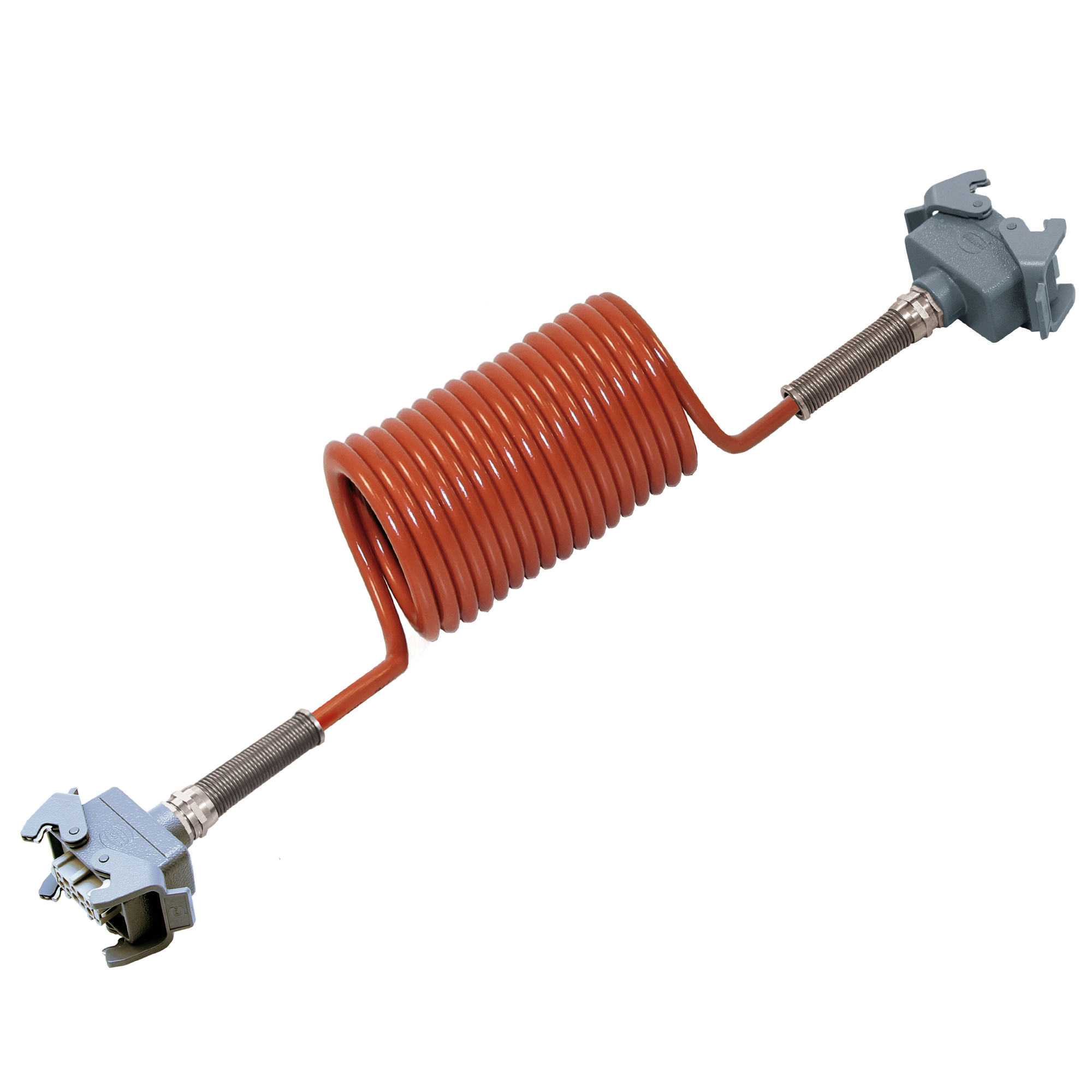 Afbeelding Orlaco Interconnectie kabelset tussen truck en trailer spiraalkabel 3,5m productcode 0303630