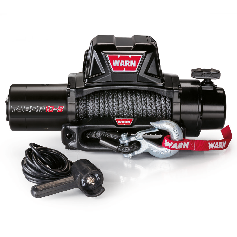 WARN Tabor 10-S -12V standaard treklier met synthetische kabel