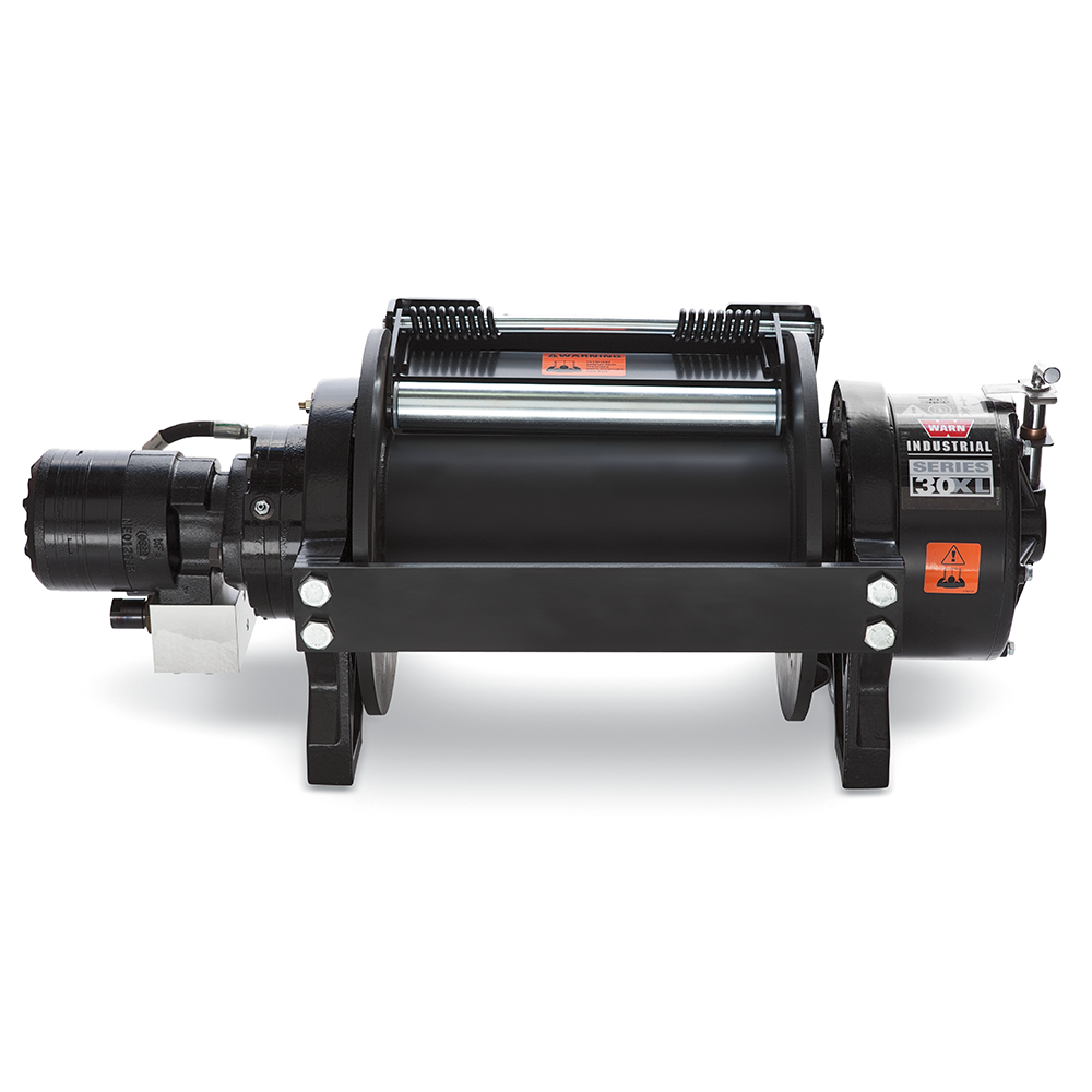 WARN Series 30XL - VT-M hydraulische treklier met verlengde trommel en handbediening
