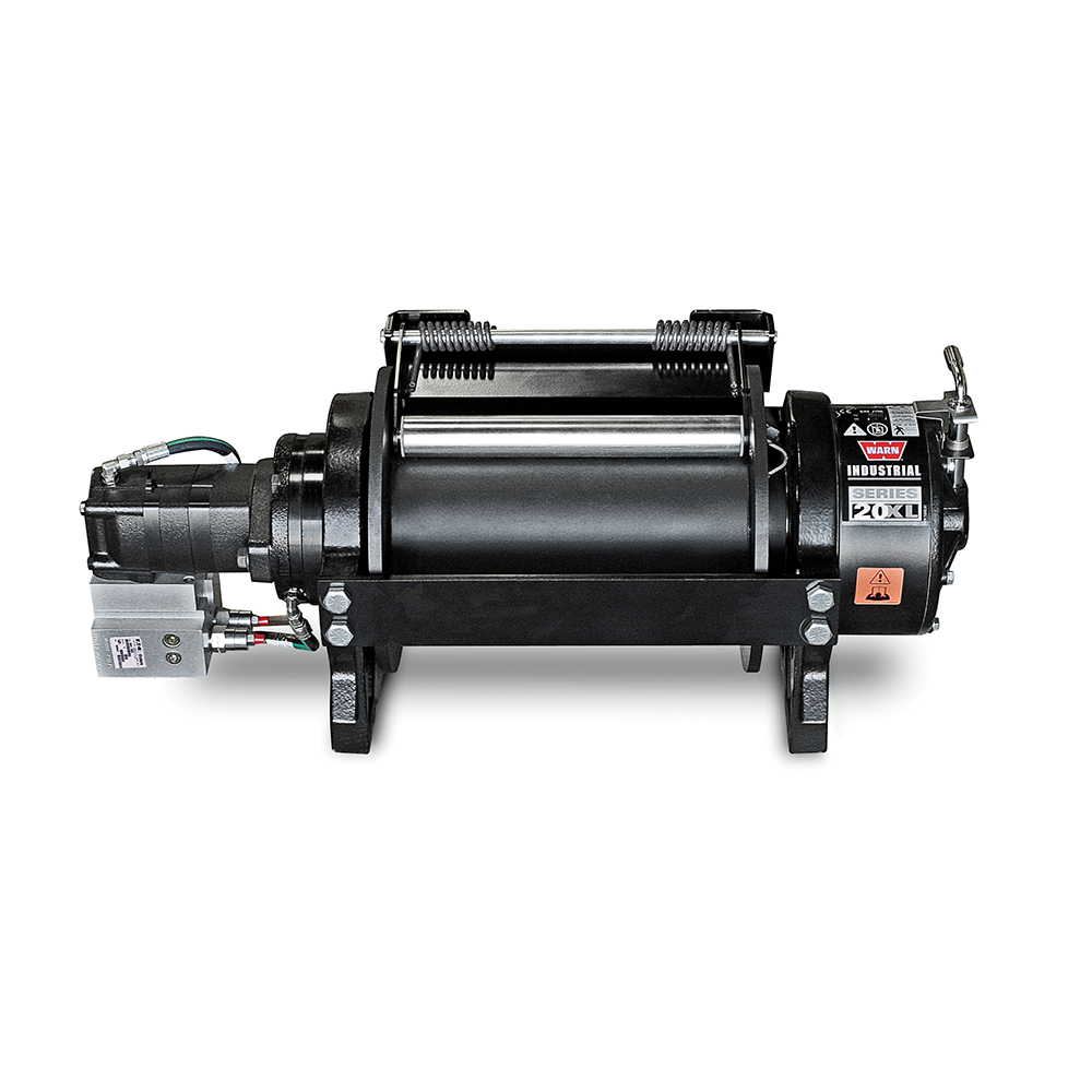 WARN Series 20XL - VT-M hydraulische treklier met verlengde trommel en handbediening