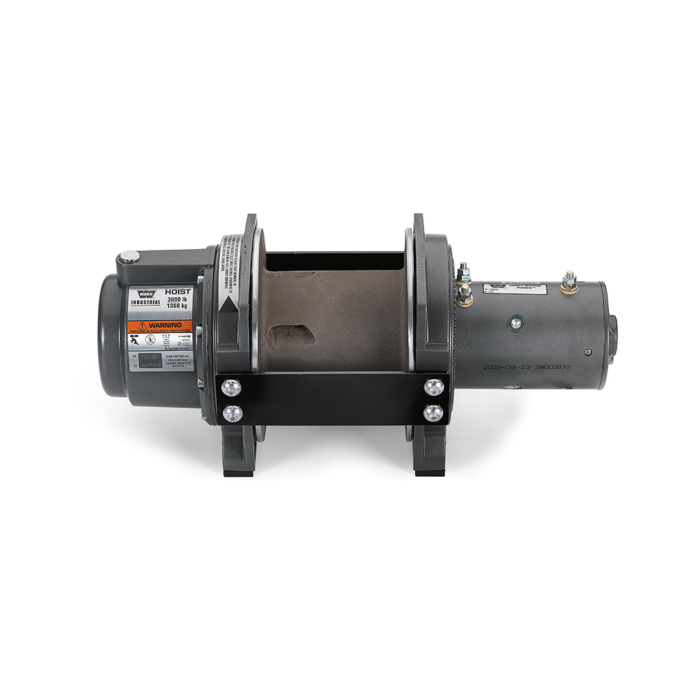 WARN DC3000 - 12V of 24V industriele hijslier