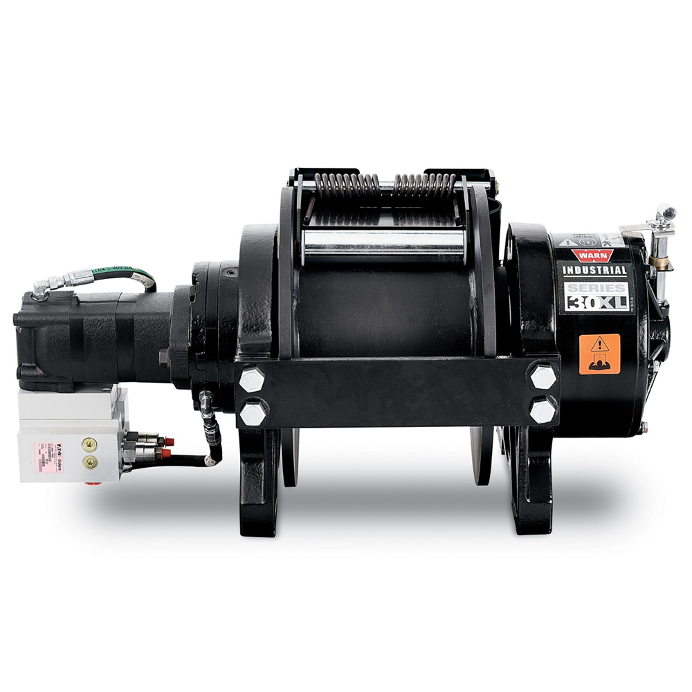 WARN Series 30XL - ST-M hydraulische treklier met standaard trommel en handbediening