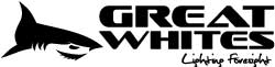 Logo Great Whites - merknaam van hoogwaardige LED voertuigverlichting