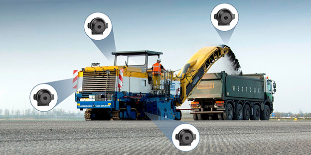 Stoneridge asfaltfreesmachines Freesmij met camera