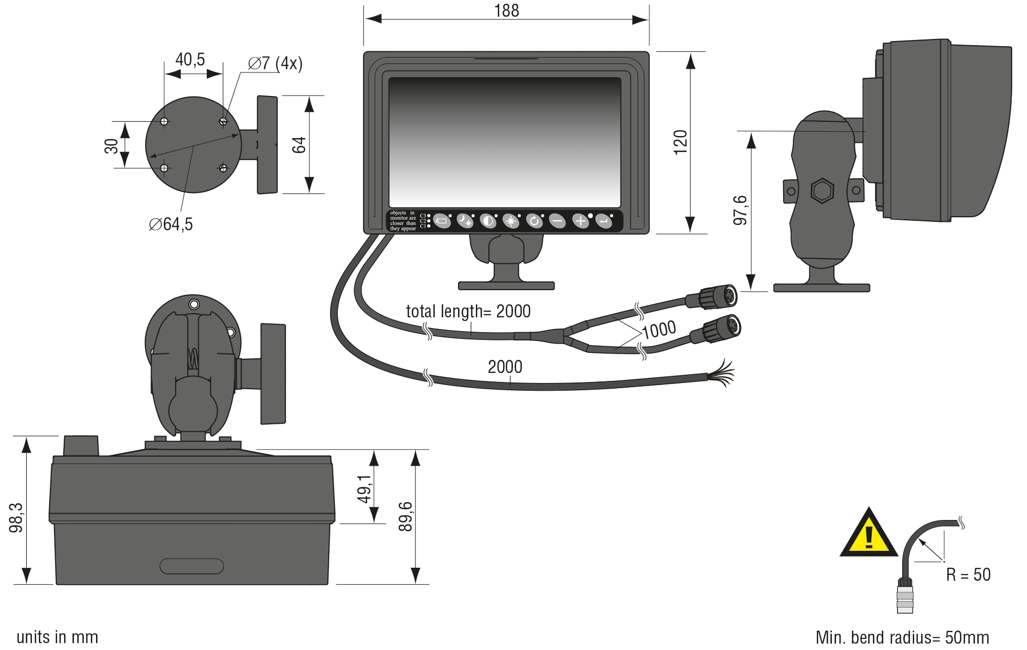 0431010223200 Professionele Automotive Monitoren van Orlaco Wiegel.eu